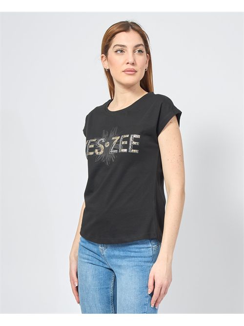 T-shirt ras du cou Yes Zee en coton doux YES ZEE | T212-JX000801